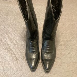 Justin Boots Classic Black Western Boots